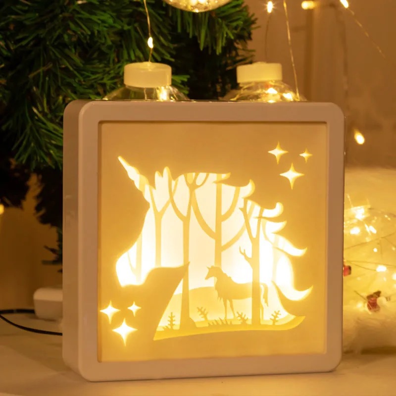 Creative 3D Mầm khắc ấm trong lòng bàn tay